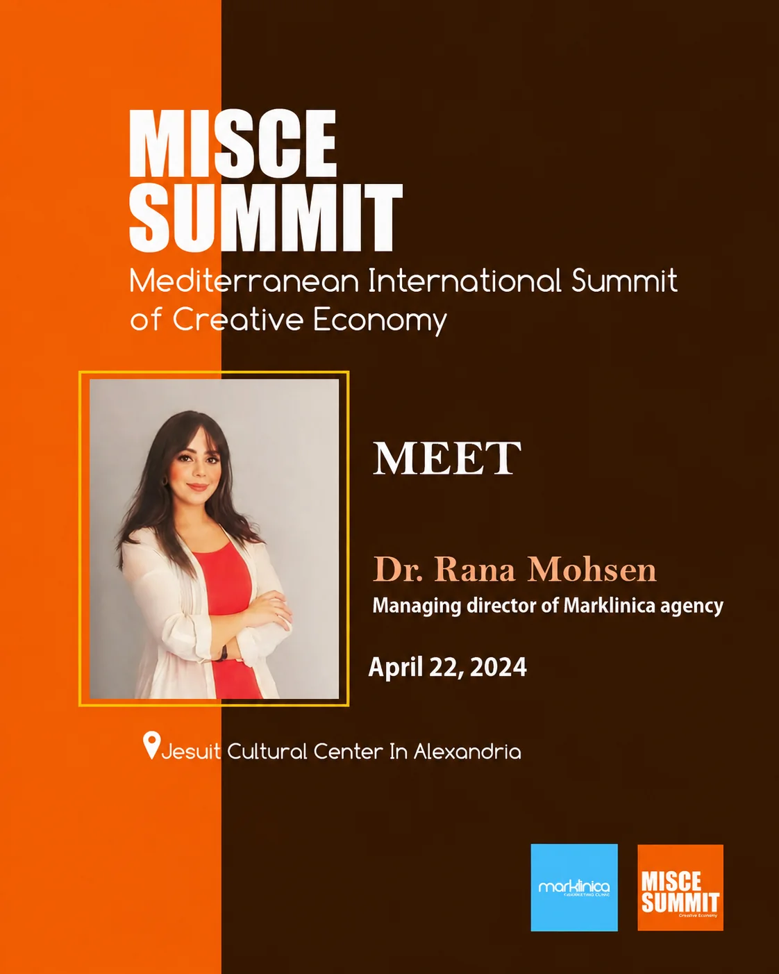 Dr. Rana Mohsen – Mediterranean International Summit of Creative Economy