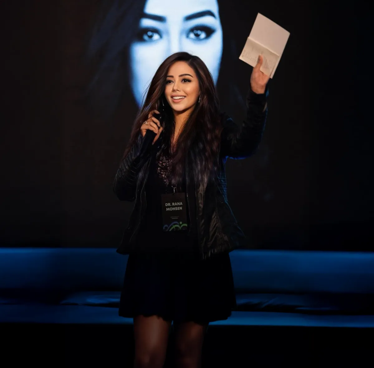 Dr. Rana Mohsen on stage