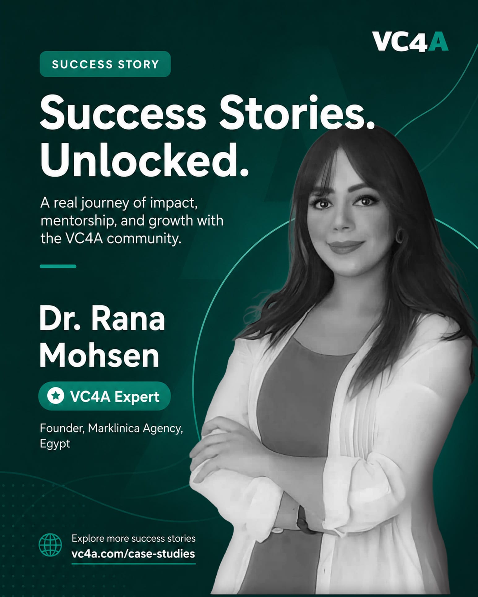 Dr. Rana Mohsen – VC4A Expert, Venture Capital for Africa, Marklinica Agency