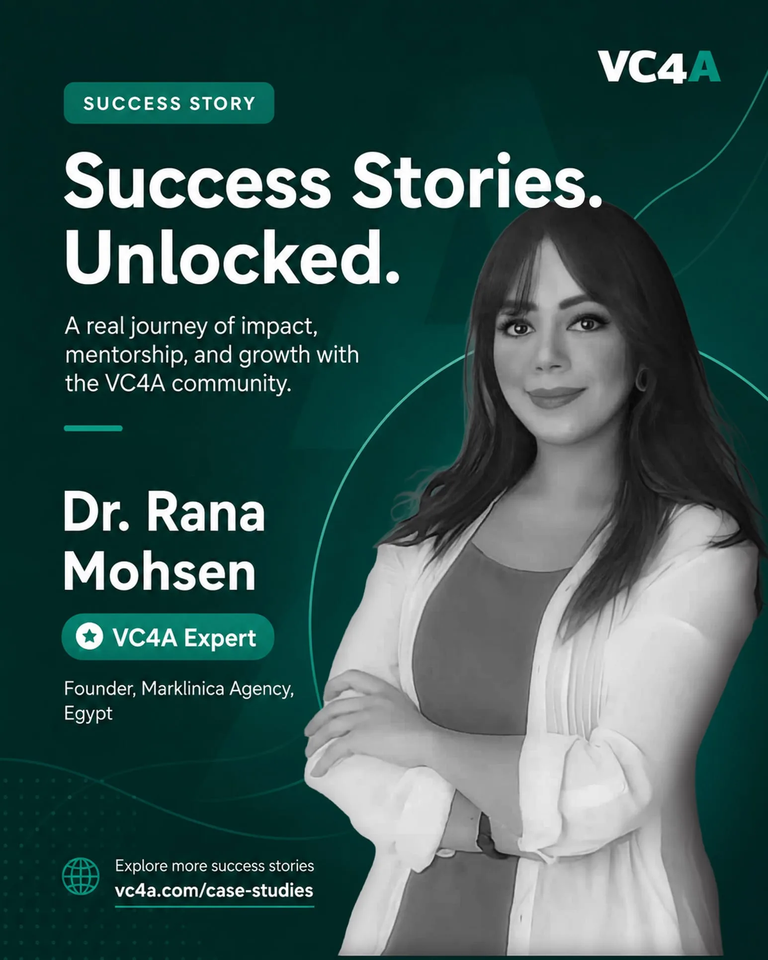 Dr. Rana Mohsen – VC4A Expert, Venture Capital for Africa, Marklinica Agency